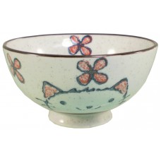 5" Japanese Bowl w/Cat Design